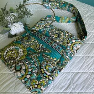 VERA BRADLEY | Teal Boho Paisley Styled Pattern Crossbody Bag
